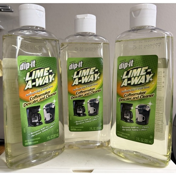 dip-it Other - Dip-it Lime-A-Way Coffeemaker Descaler and Cleaner x3 Removes Calcium Build Up